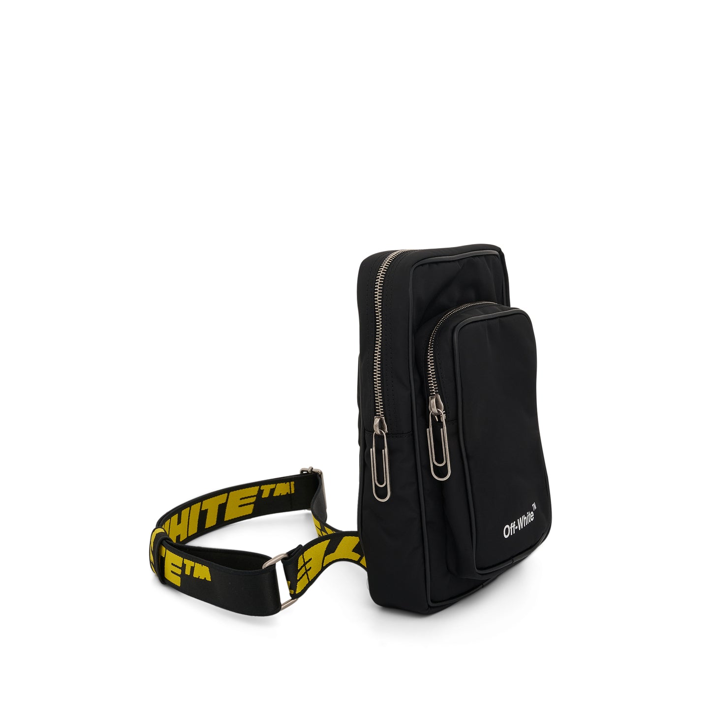 Buy Off-White Hard Core Nylon Sling Bag 'Black/White' -  OMNQ041F22FAB0011001