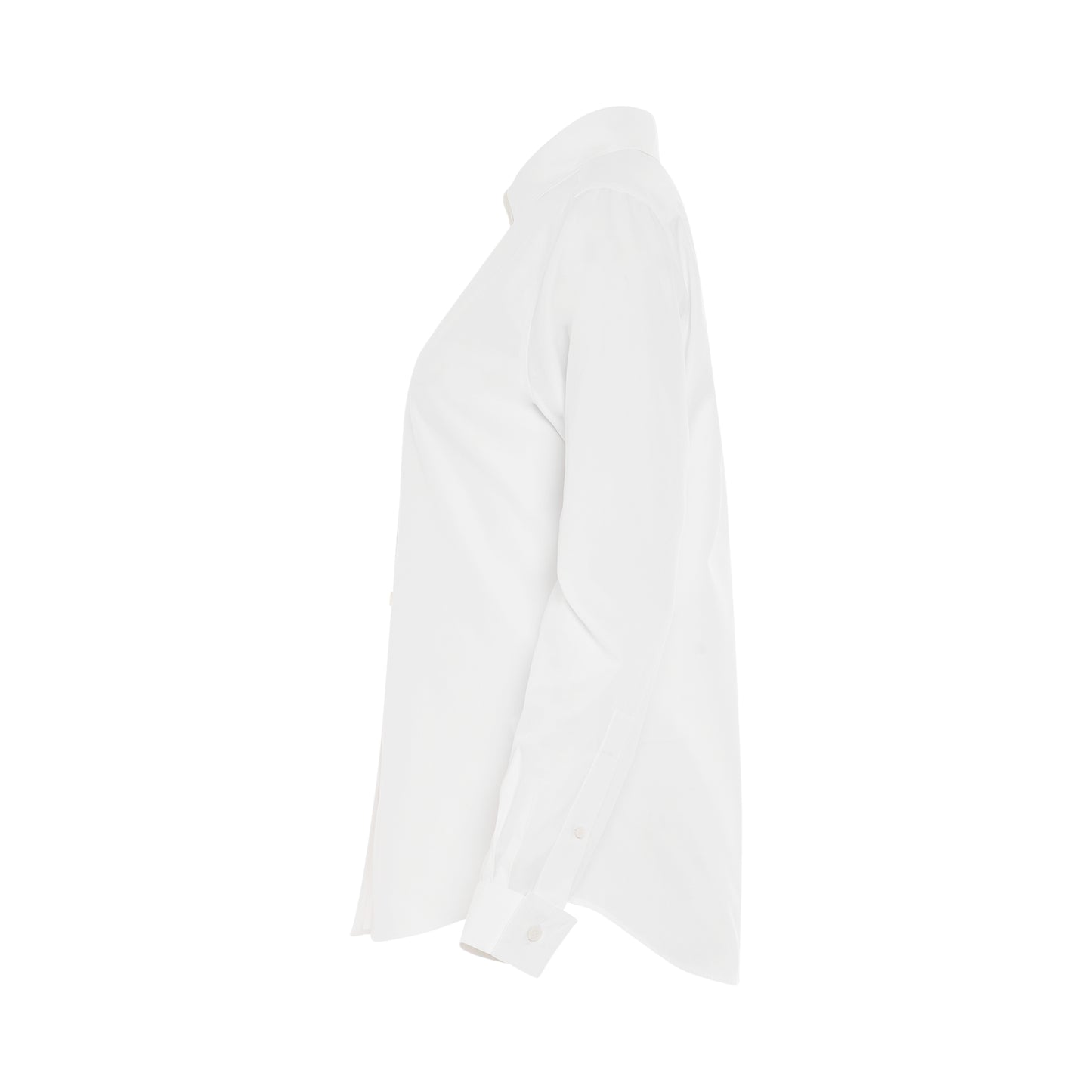 Organic Classic Poplin Shirt in White