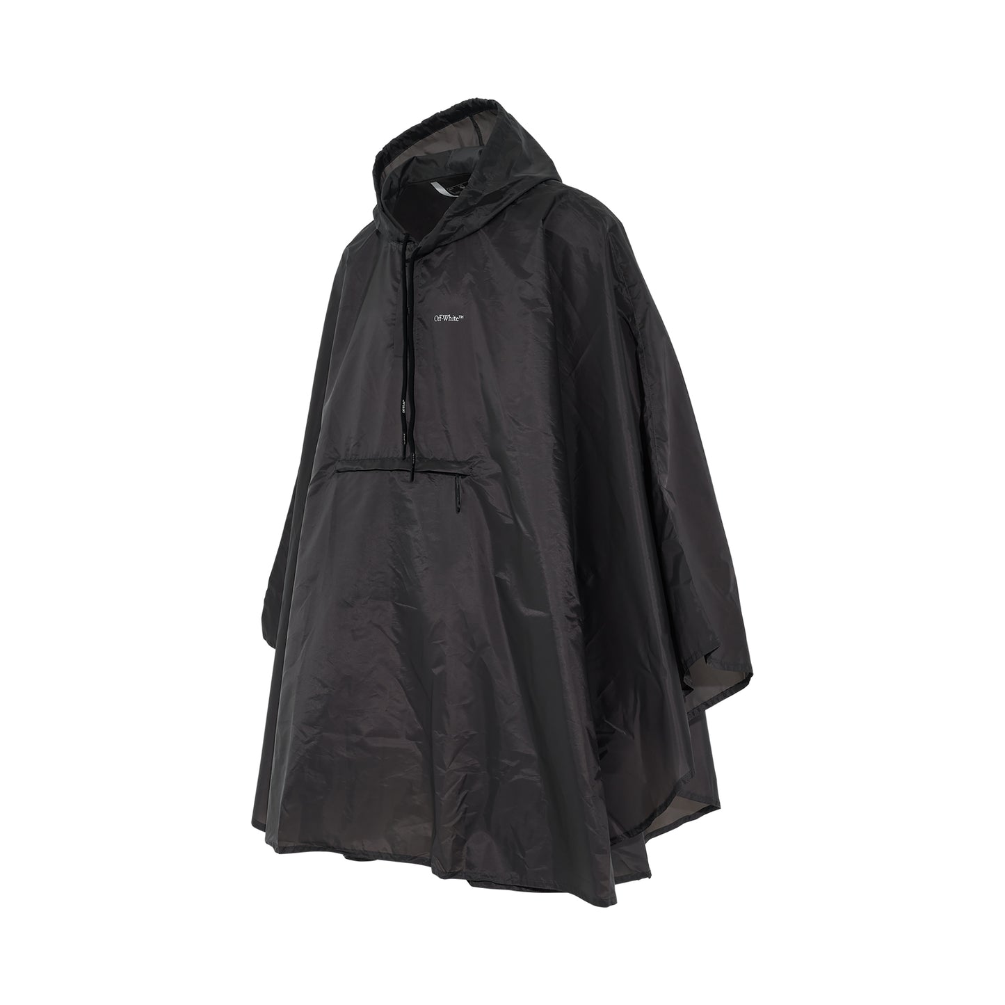 Packable Raincoat Jacket in Grey