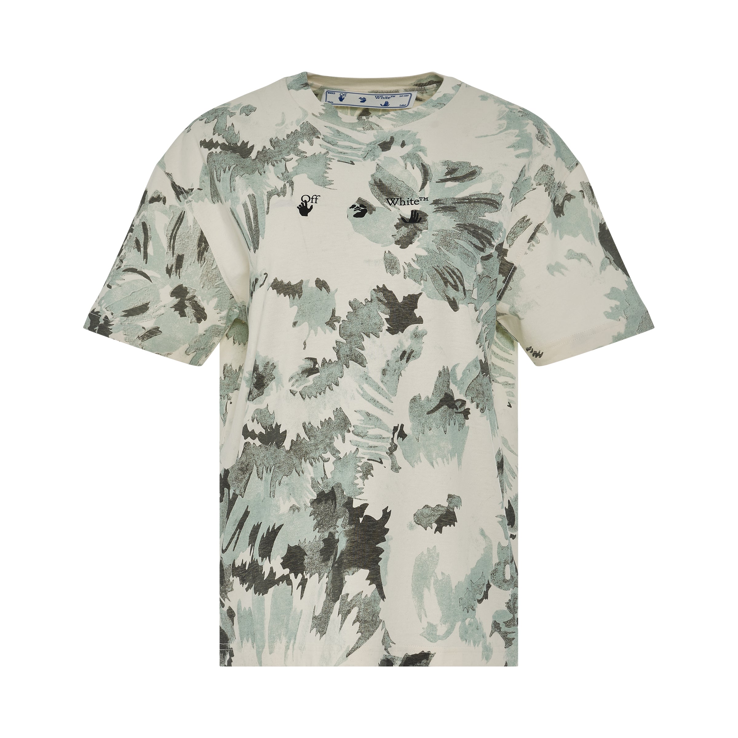 Floral Swimming Logo Regular T-Shirt in Multicolorcolor