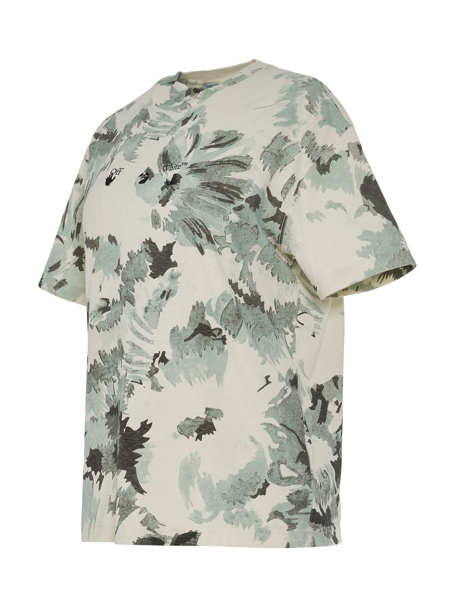 Floral Swimming Logo Regular T-Shirt in Multicolorcolor