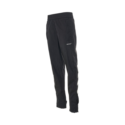 Diagonal Trackpant in Black/White