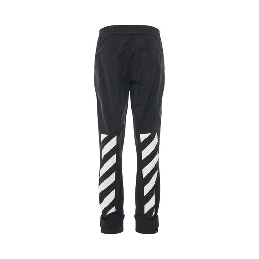 Diagonal Trackpant in Black/White