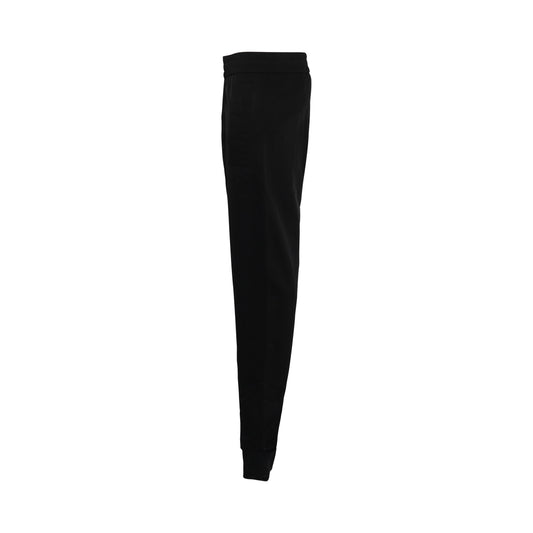 Nylon Track Pant in Black