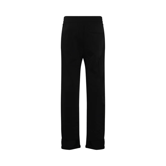 Nylon Track Pant in Black