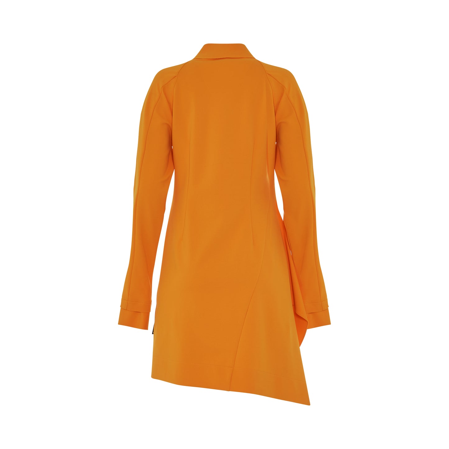 Jer Short Panel Shirt Dress in Orange