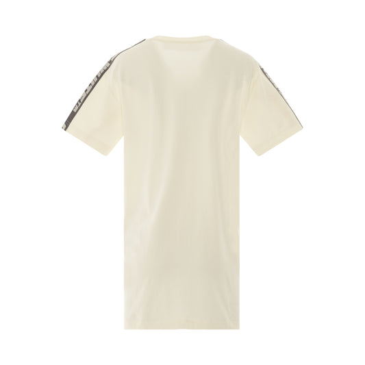 Athleisure Logo Band Dress in Beige