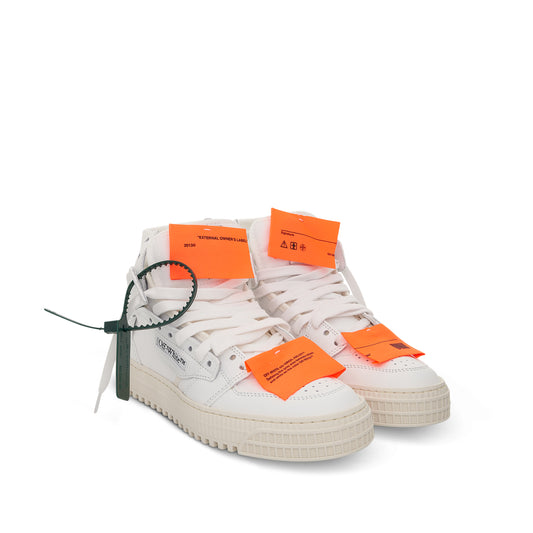 3.0 Off Court Leather Sneakers in White/Orange