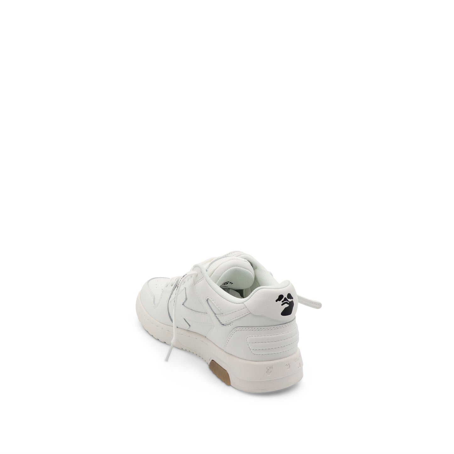 Out Of Office Calf Leather Sneakers in White