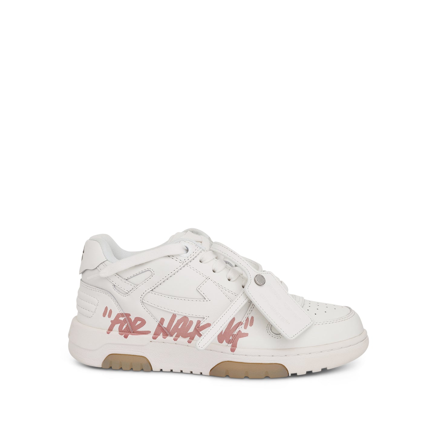 Out Of Office "For Walking" Sneaker in White/Pink