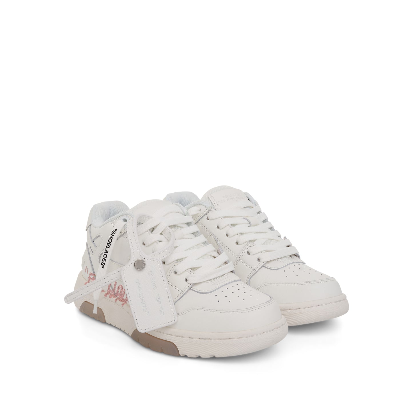 Out Of Office "For Walking" Sneakers in White/Peach