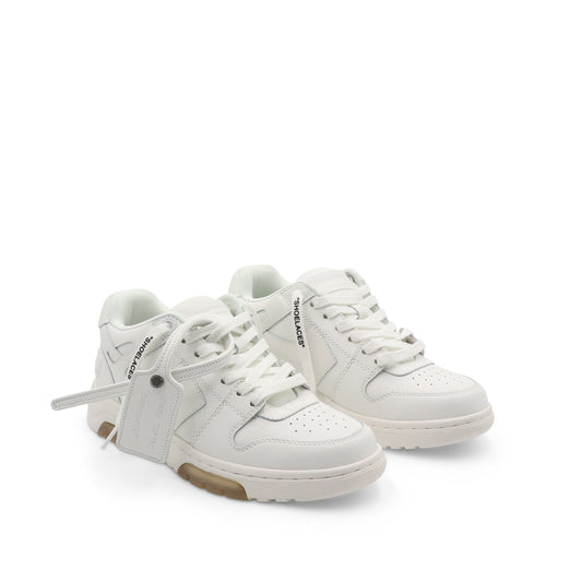 Out Of Office Calf Leather Sneakers in White