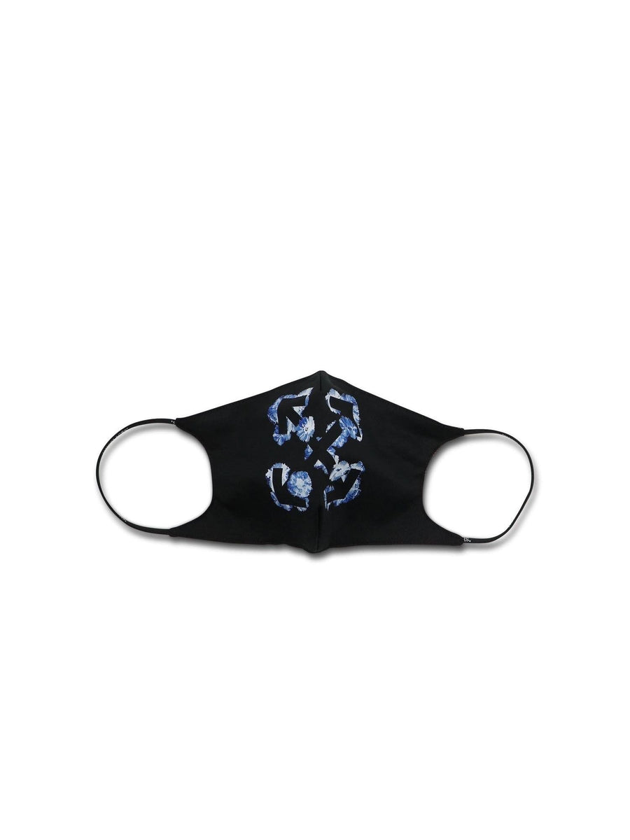 Puffy Flower Arrow Simple Mask in Black