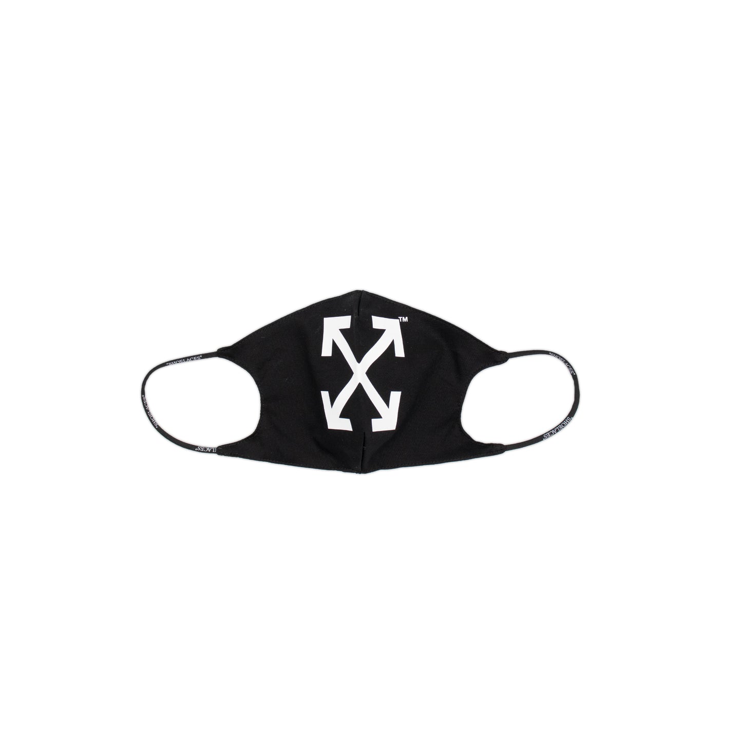 Classic Arrow Simple Mask in Black/White