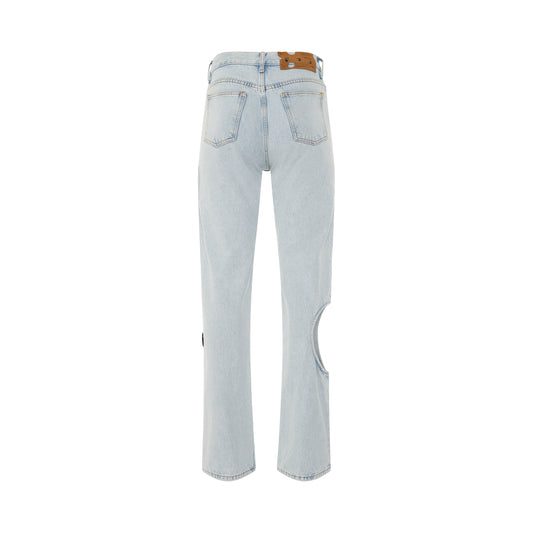 Meteor Cool Baggy Jeans in Light Blue