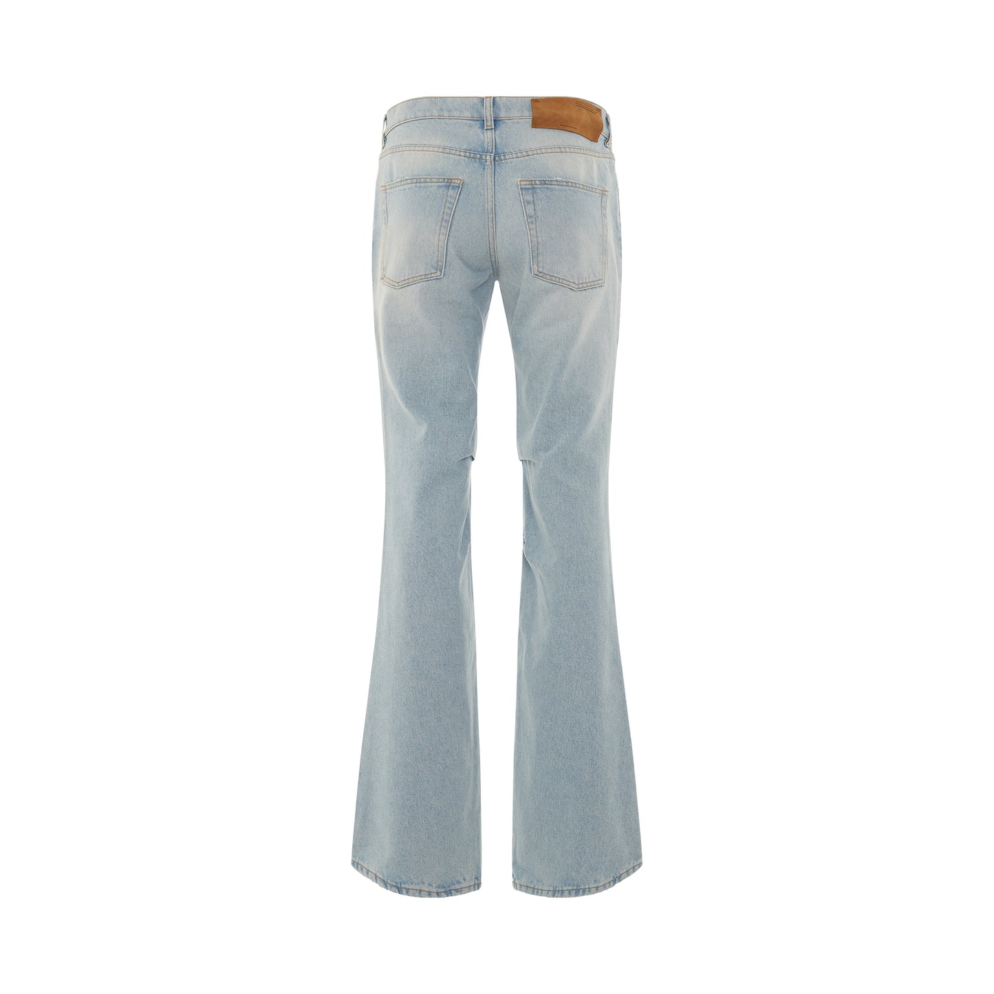 Bleach Bay Baggy Chinos in Light Blue