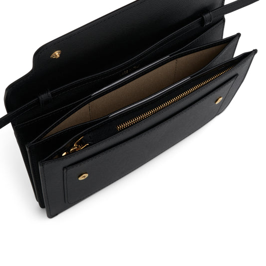 Trunk Clutch Bag in Black