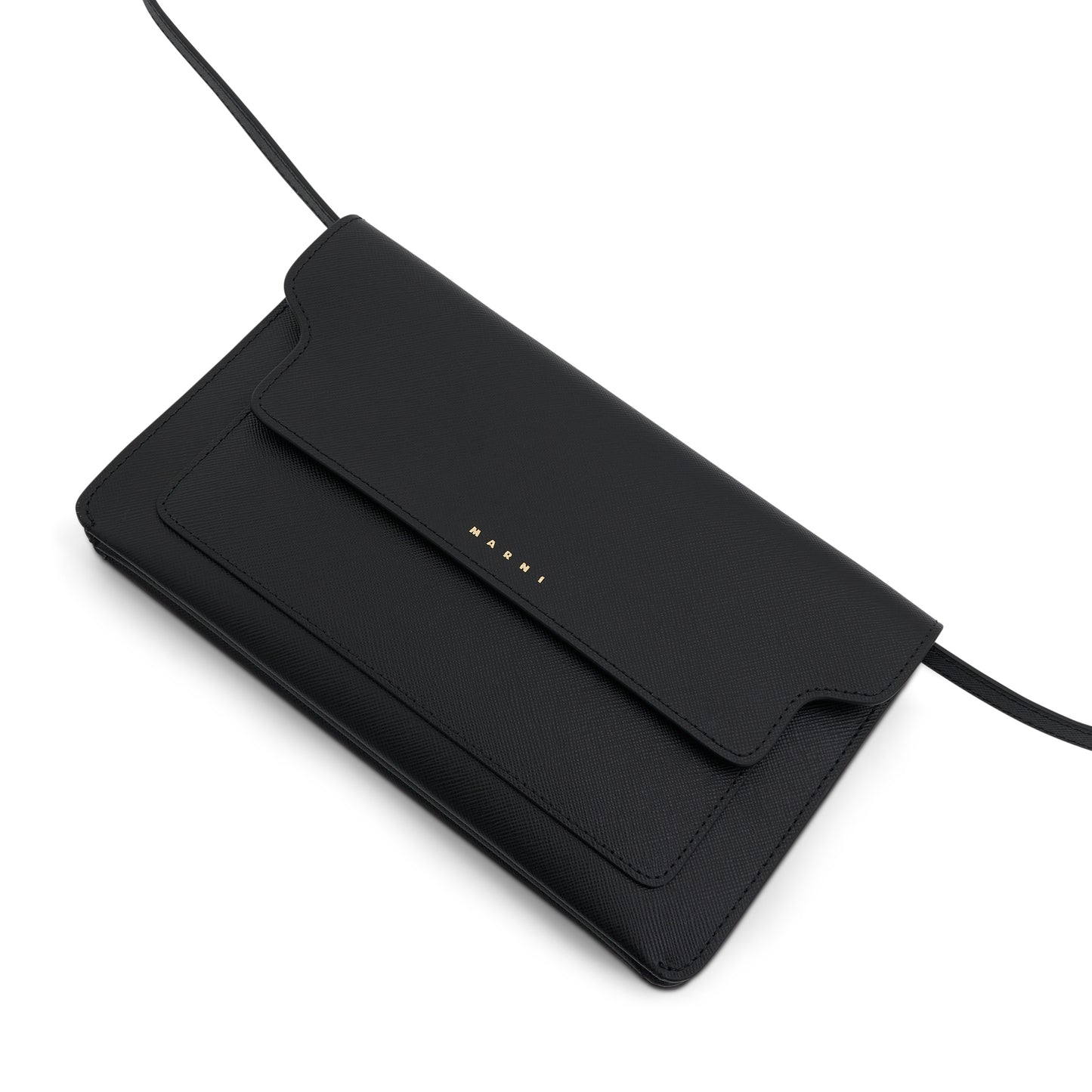 Trunk Clutch Bag in Black