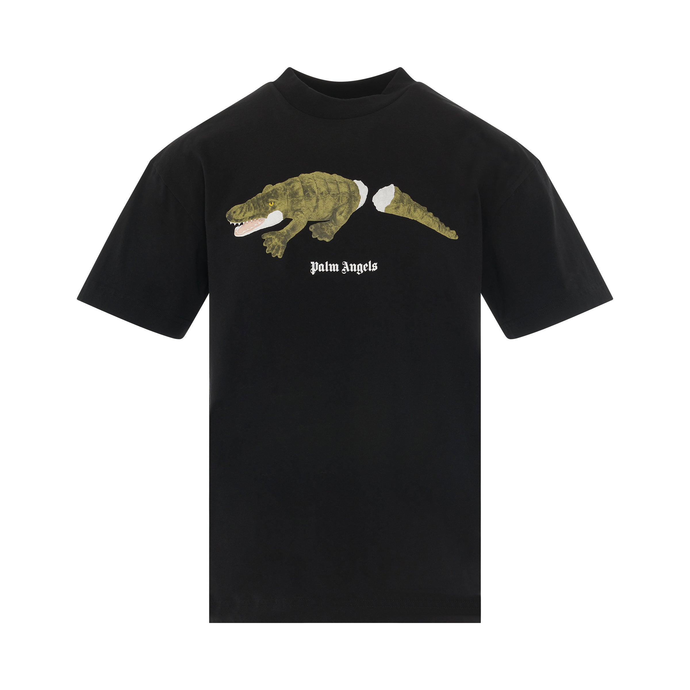 Croco Classic T-Shirt in Black/Green