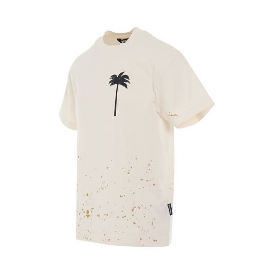 PXP Painted Classic T-Shirt in Butter/Black