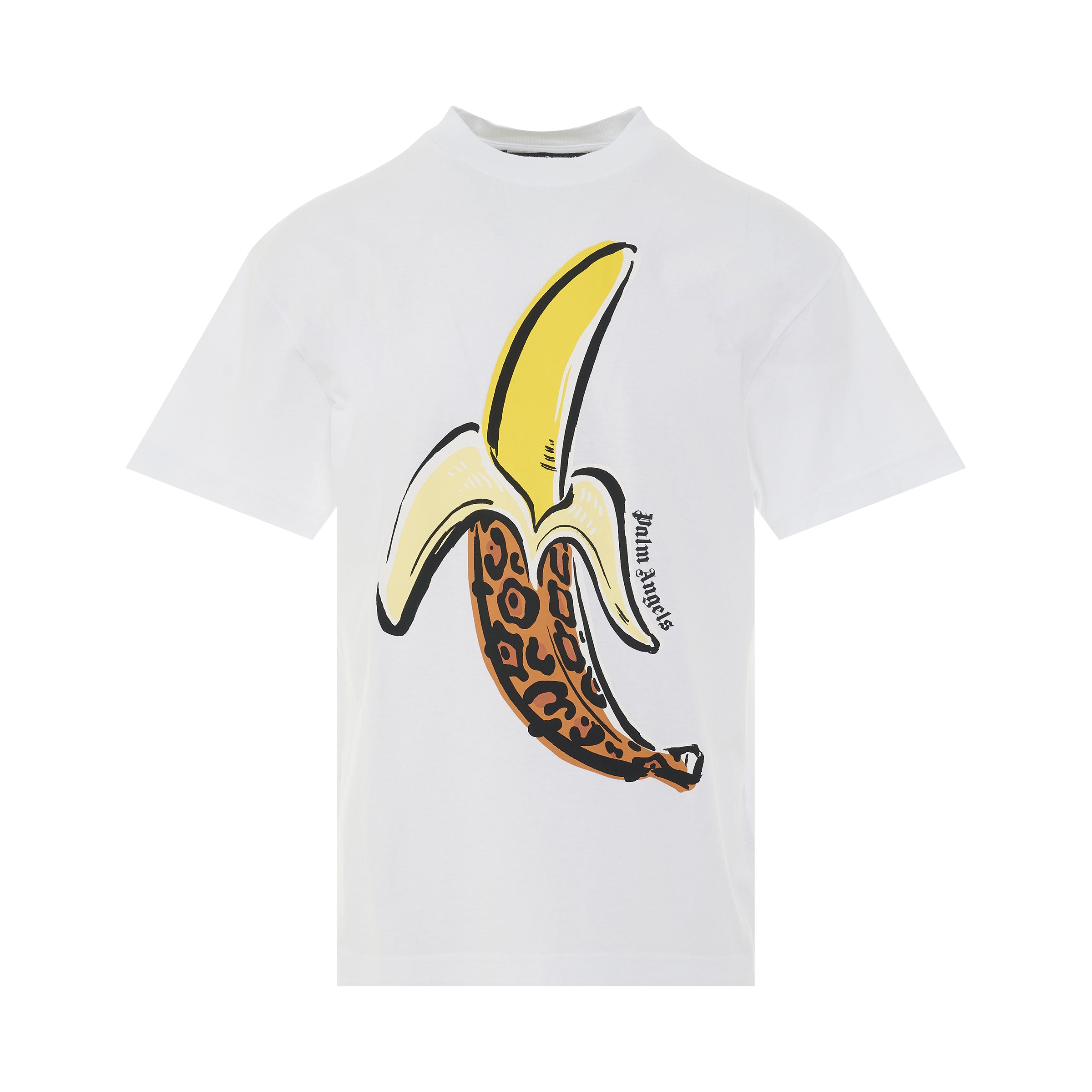 Banana Classic T-Shirt in White/Yellow