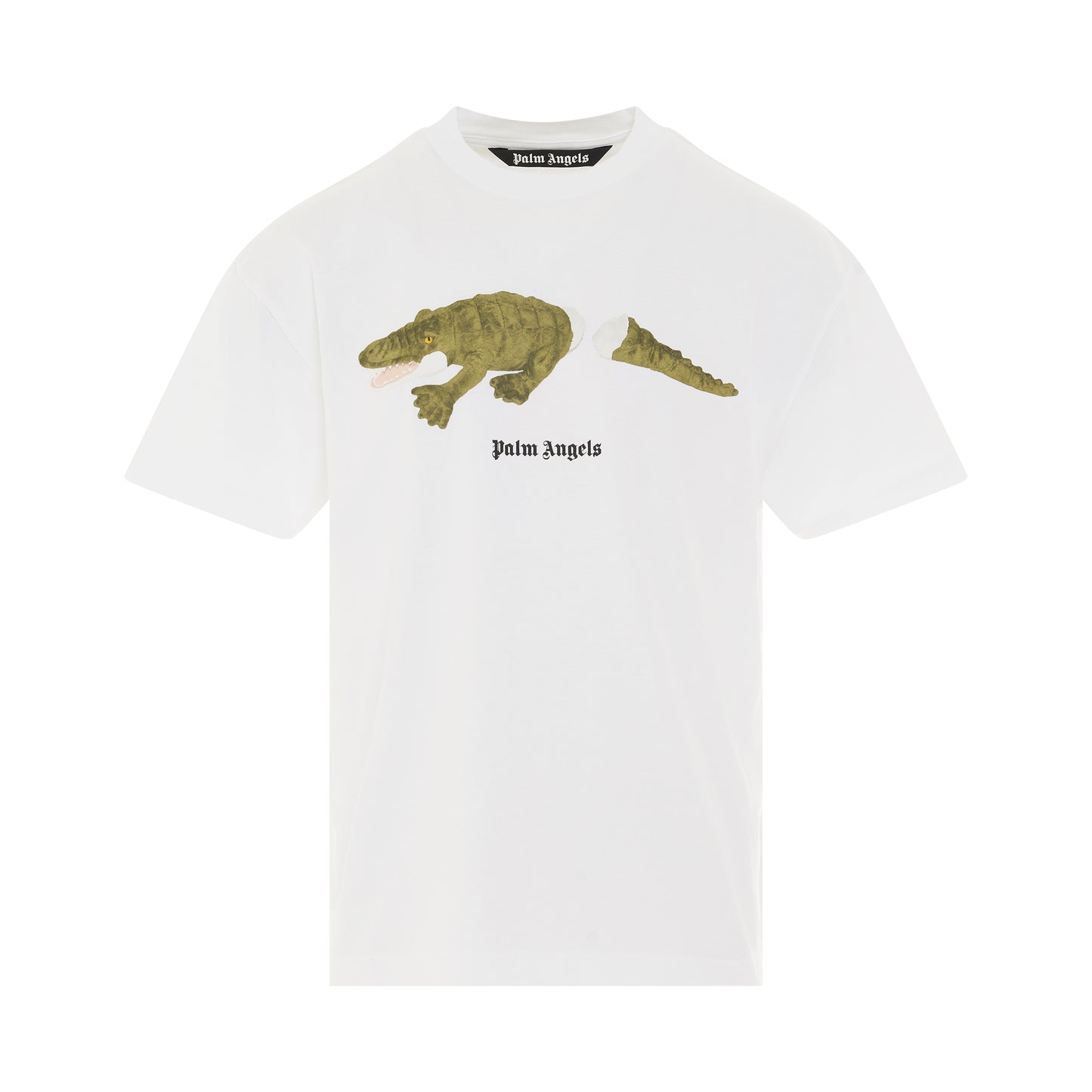 Croco Classic T-Shirt in White/Green