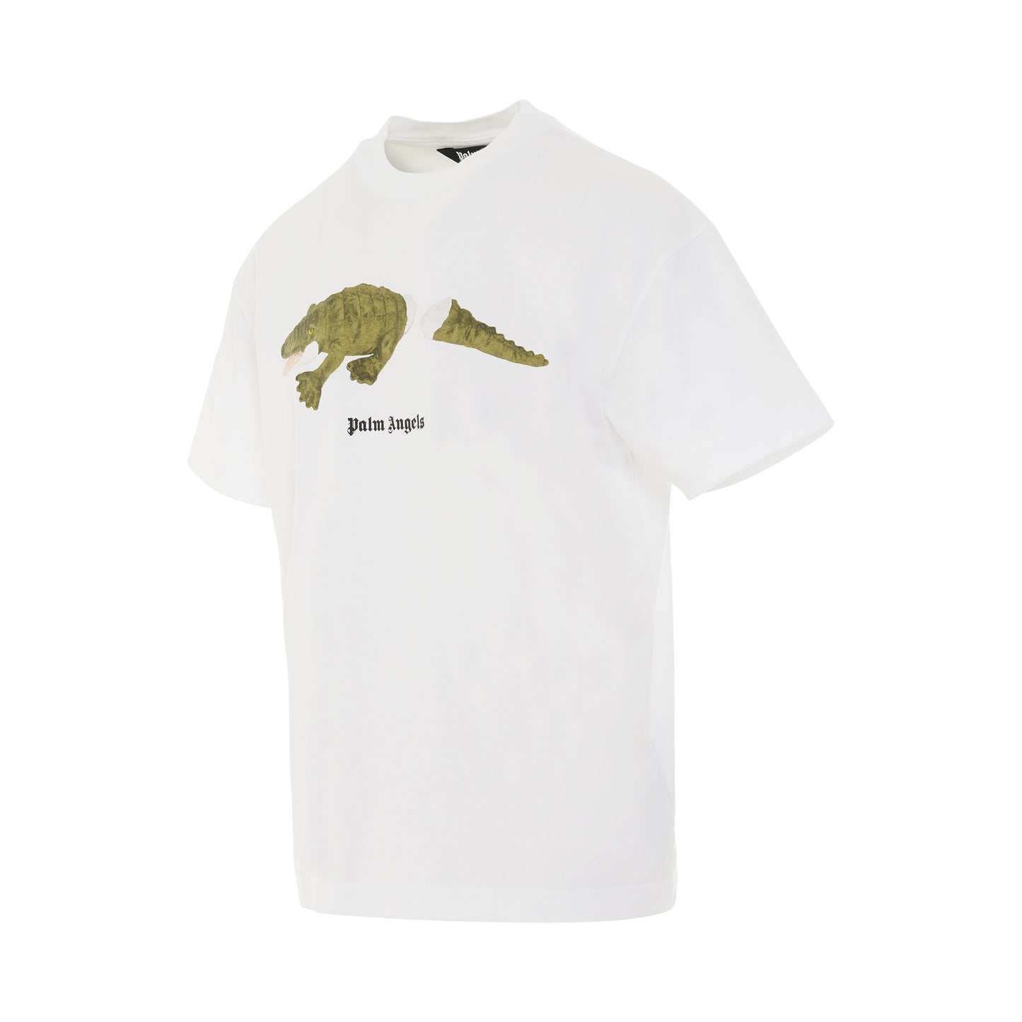 Croco Classic T-Shirt in White/Green