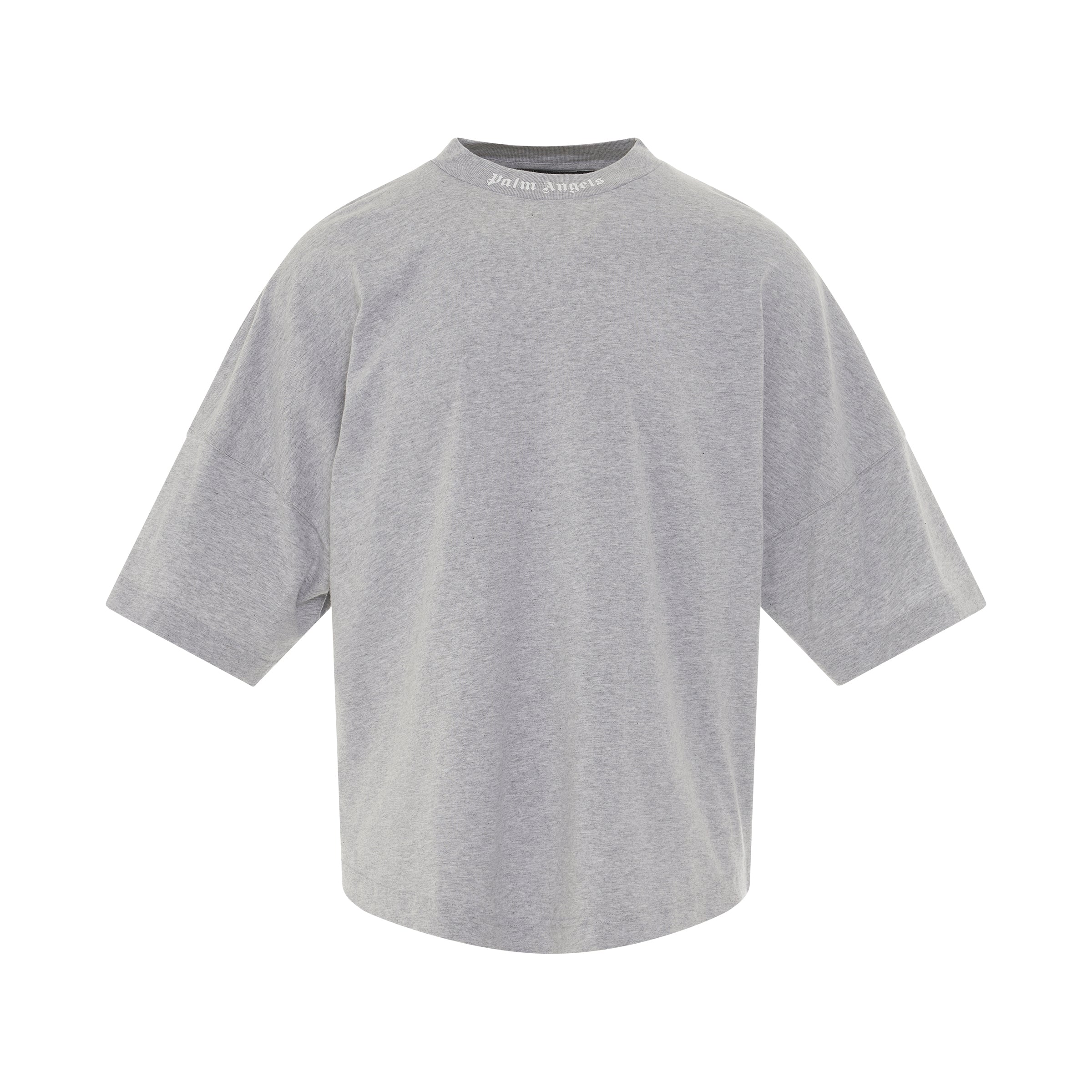 Classic Logo Over T-Shirt in Melange/Grey