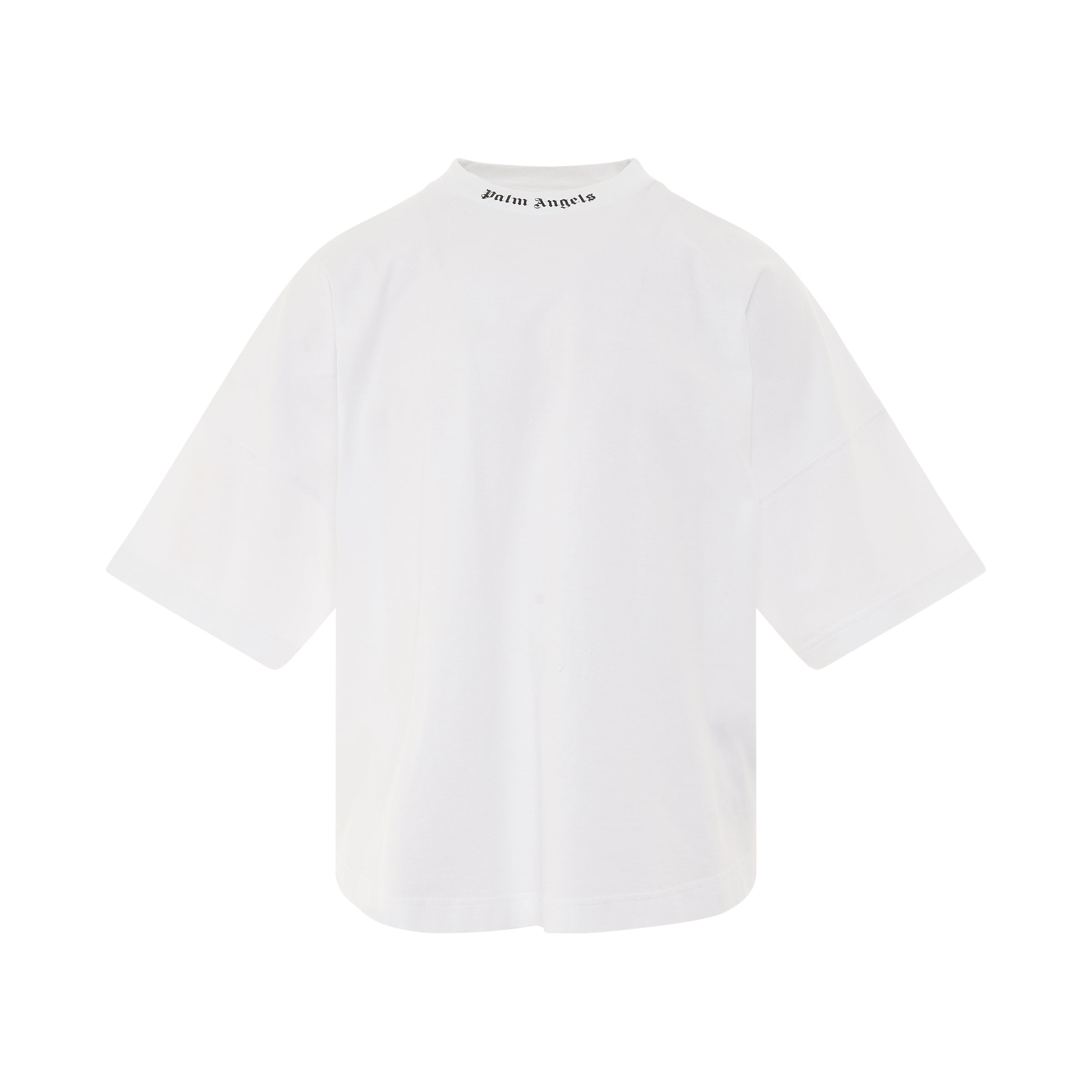 Classic Logo Oversized T-Shirt in White/Black