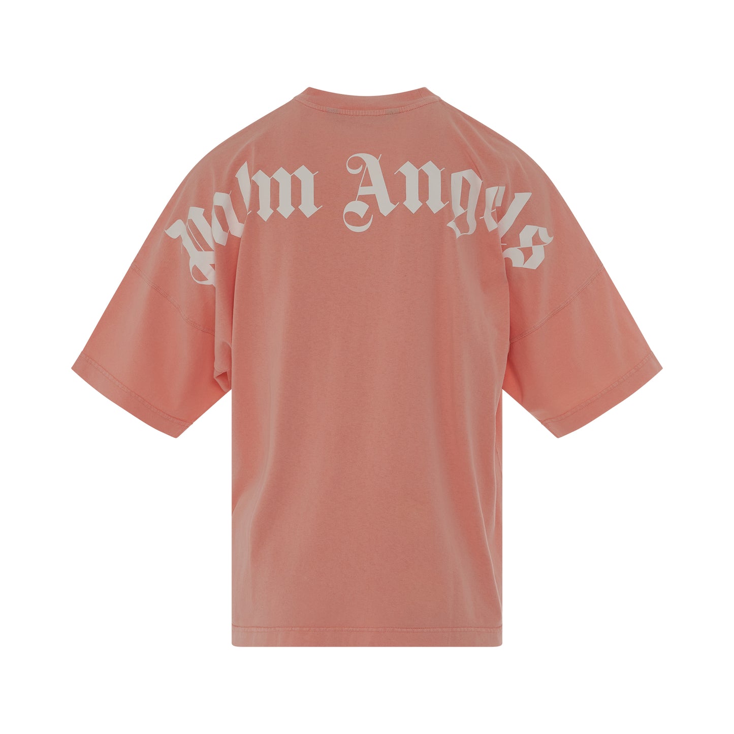 GD Classic Logo Over T-Shirt in Salmon/Fluoro