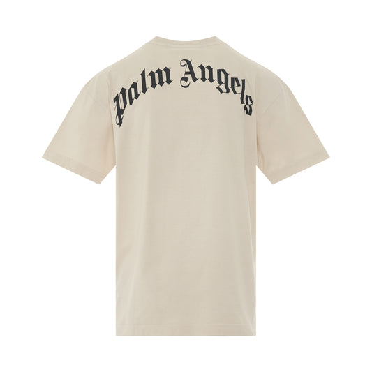 GD Skull Classic T-Shirt in Off White/Black