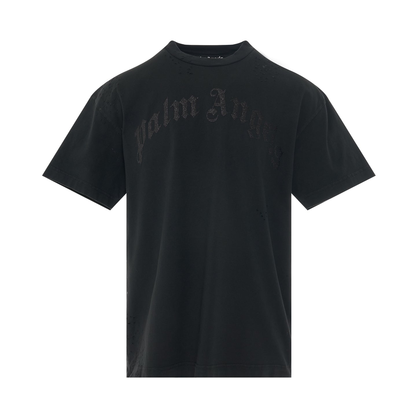 Glittered Logo Classic T-Shirt in Black