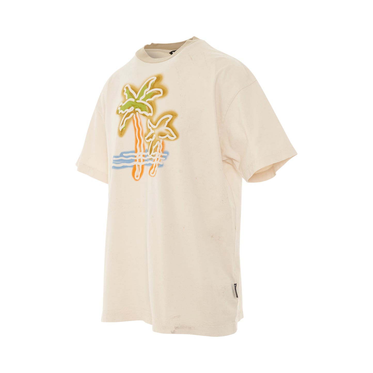 Palm Neon T-Shirt in Off White/Multicolour