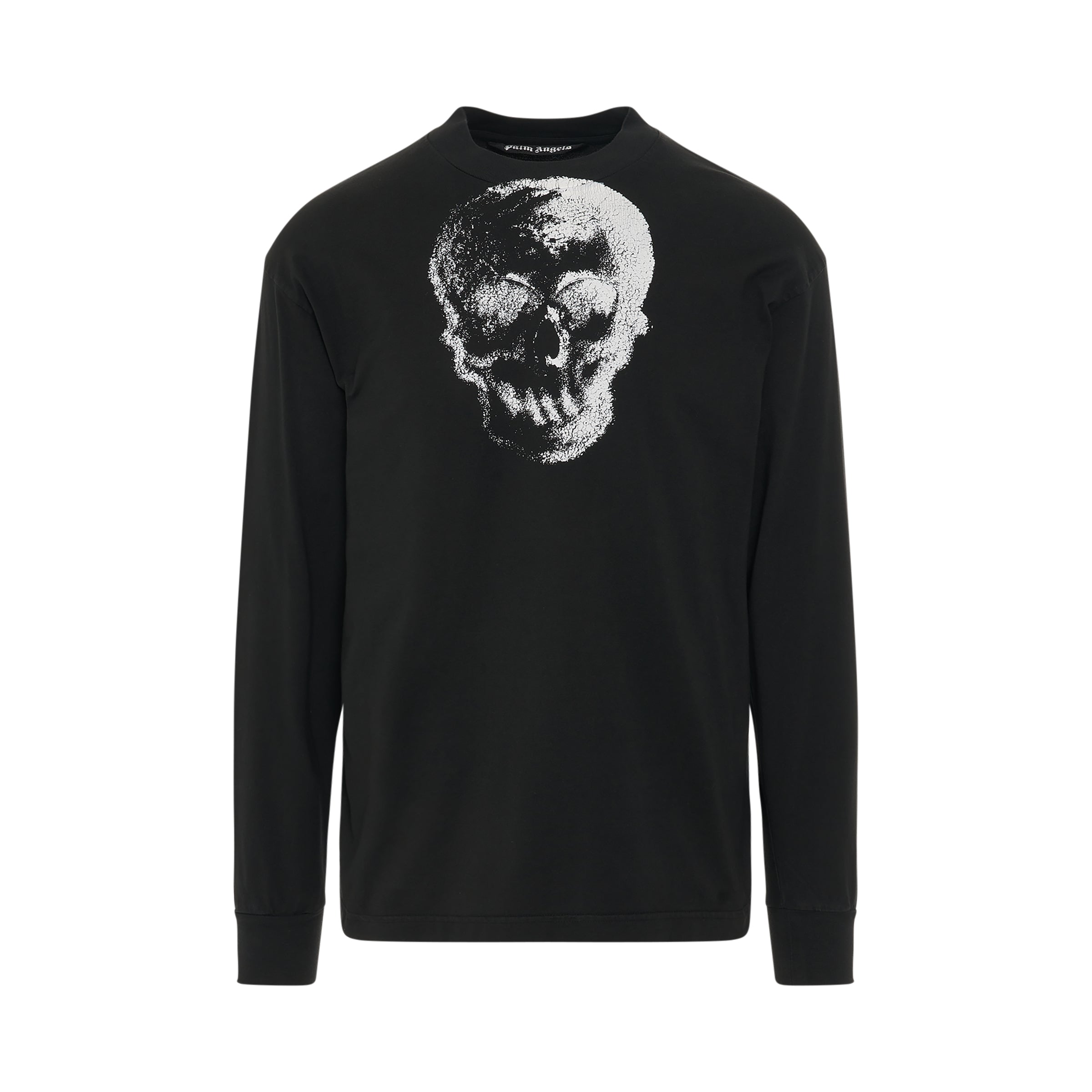 GD Skull Classic Long Sleeve T-Shirt in Black/White