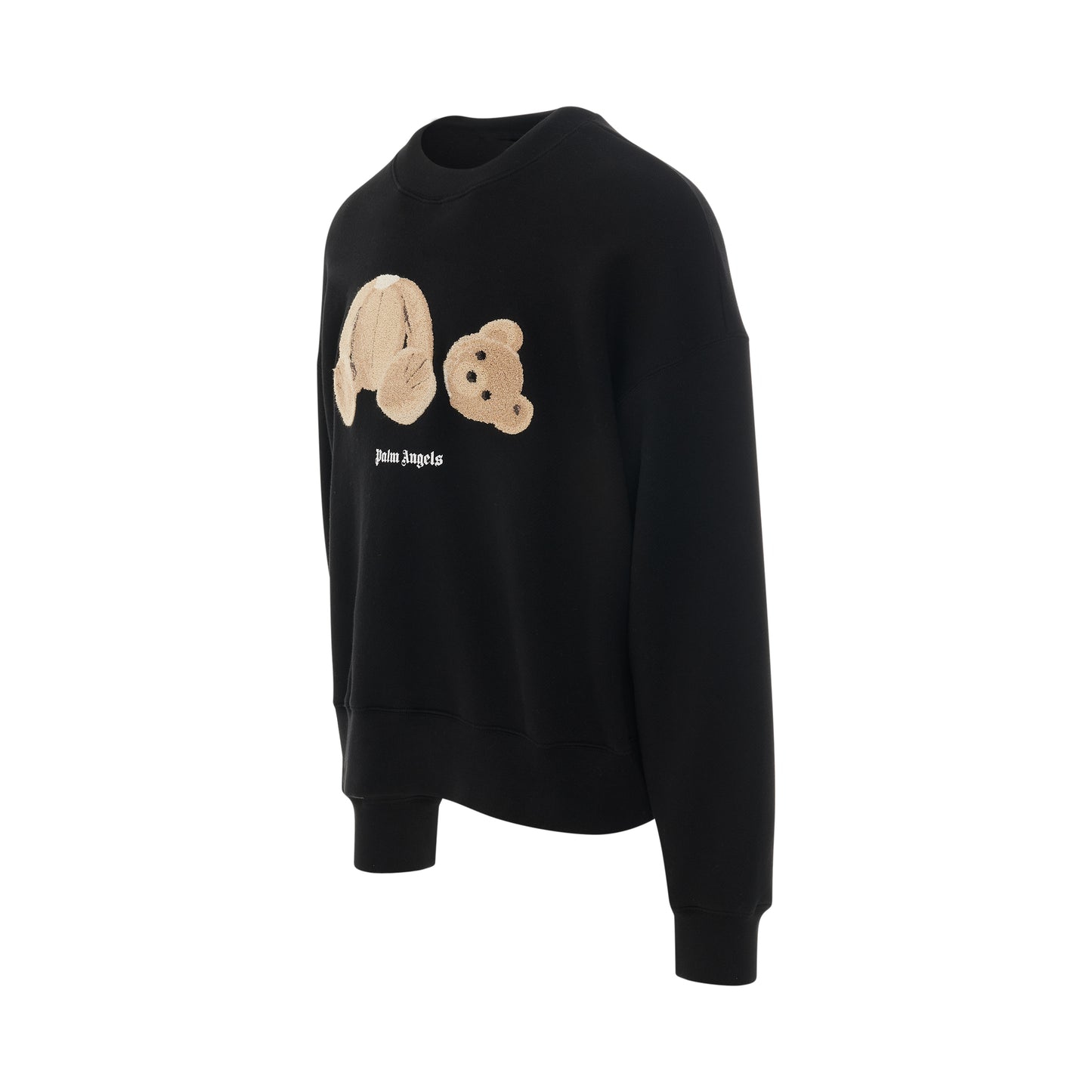 PA Bear Crew Neck Sweatshirt in Black/Brown