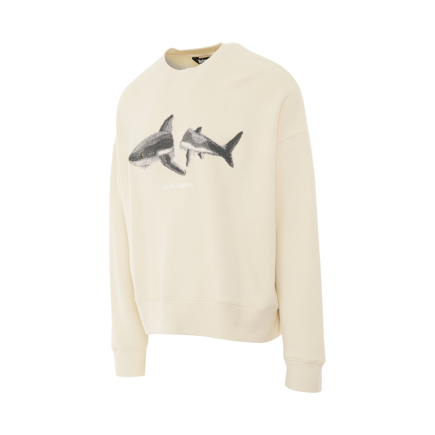 Shark Crewneck Sweatshirt in Butter Grey