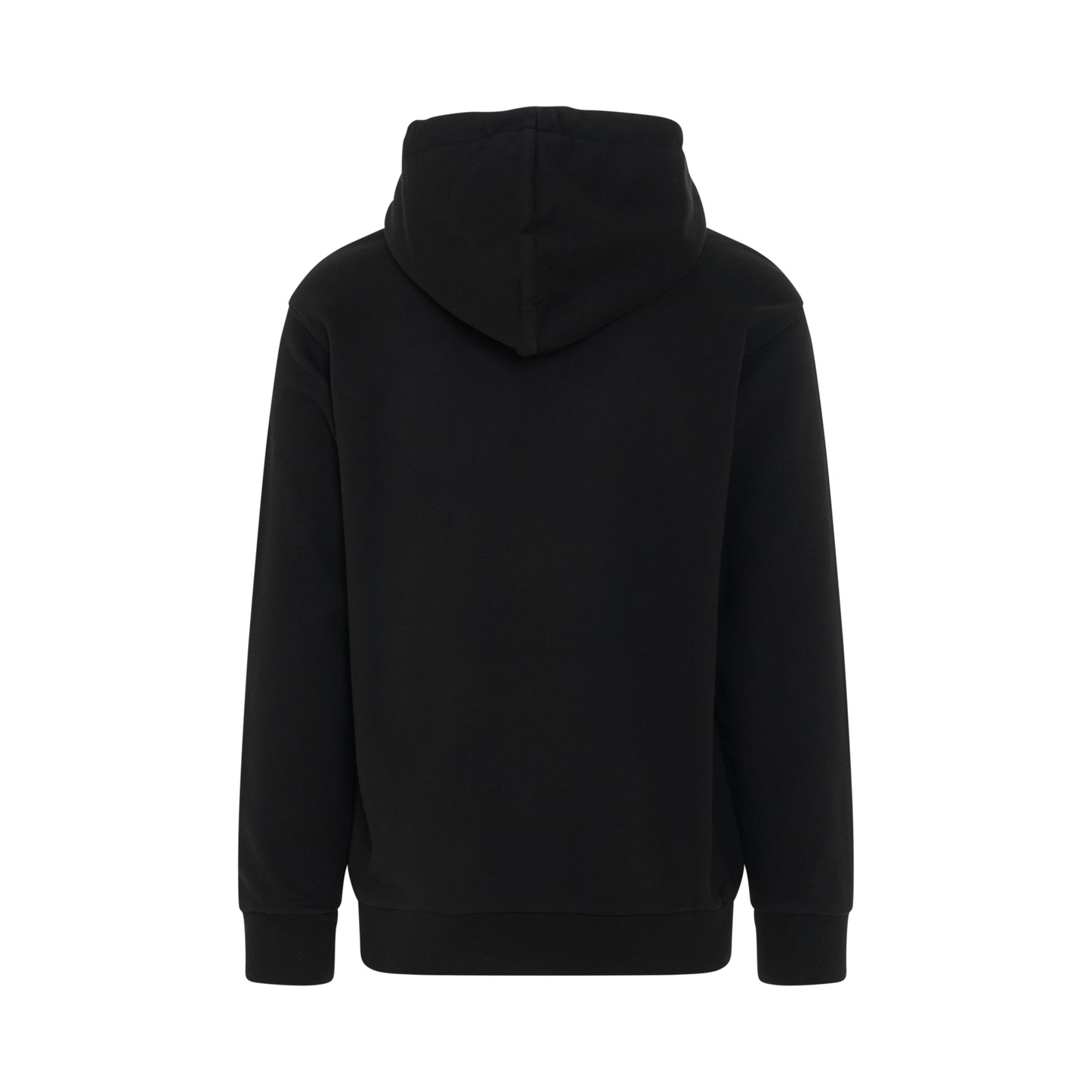 Rhinestone Sprayed Hoodie in Black