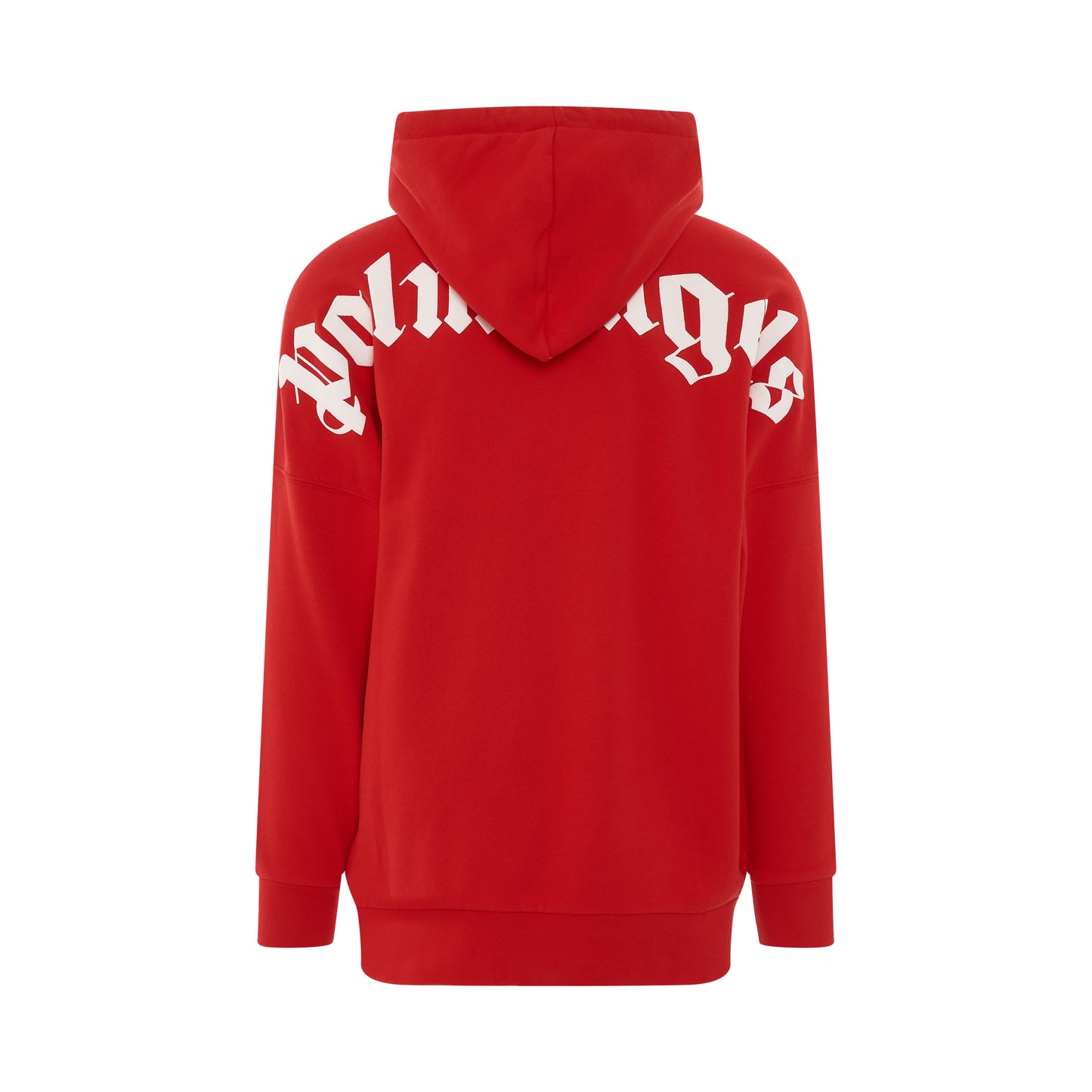 Classic Logo Oversize Hoodie in Red/Black