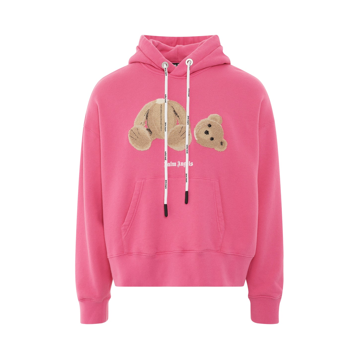 PA Bear Hoodie in Mock Fuchsia/Brown