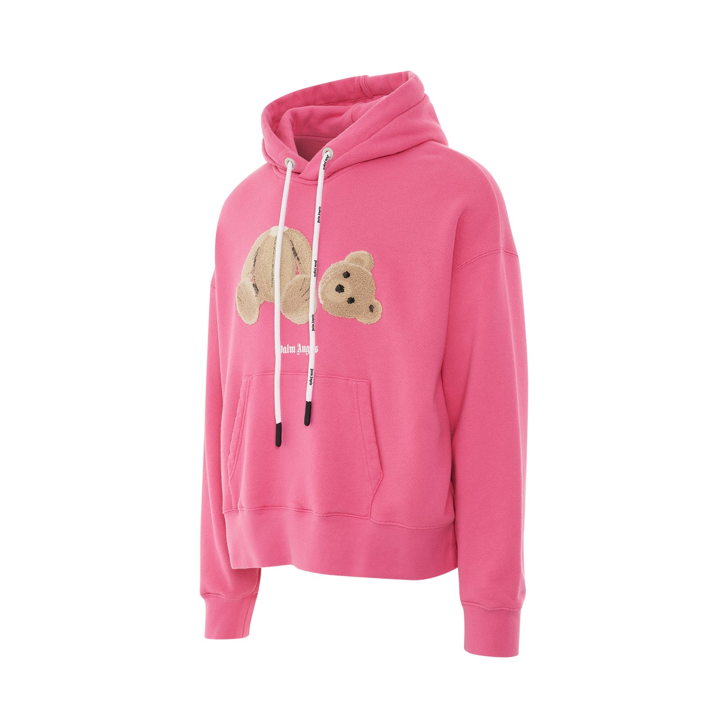 PA Bear Hoodie in Mock Fuchsia/Brown