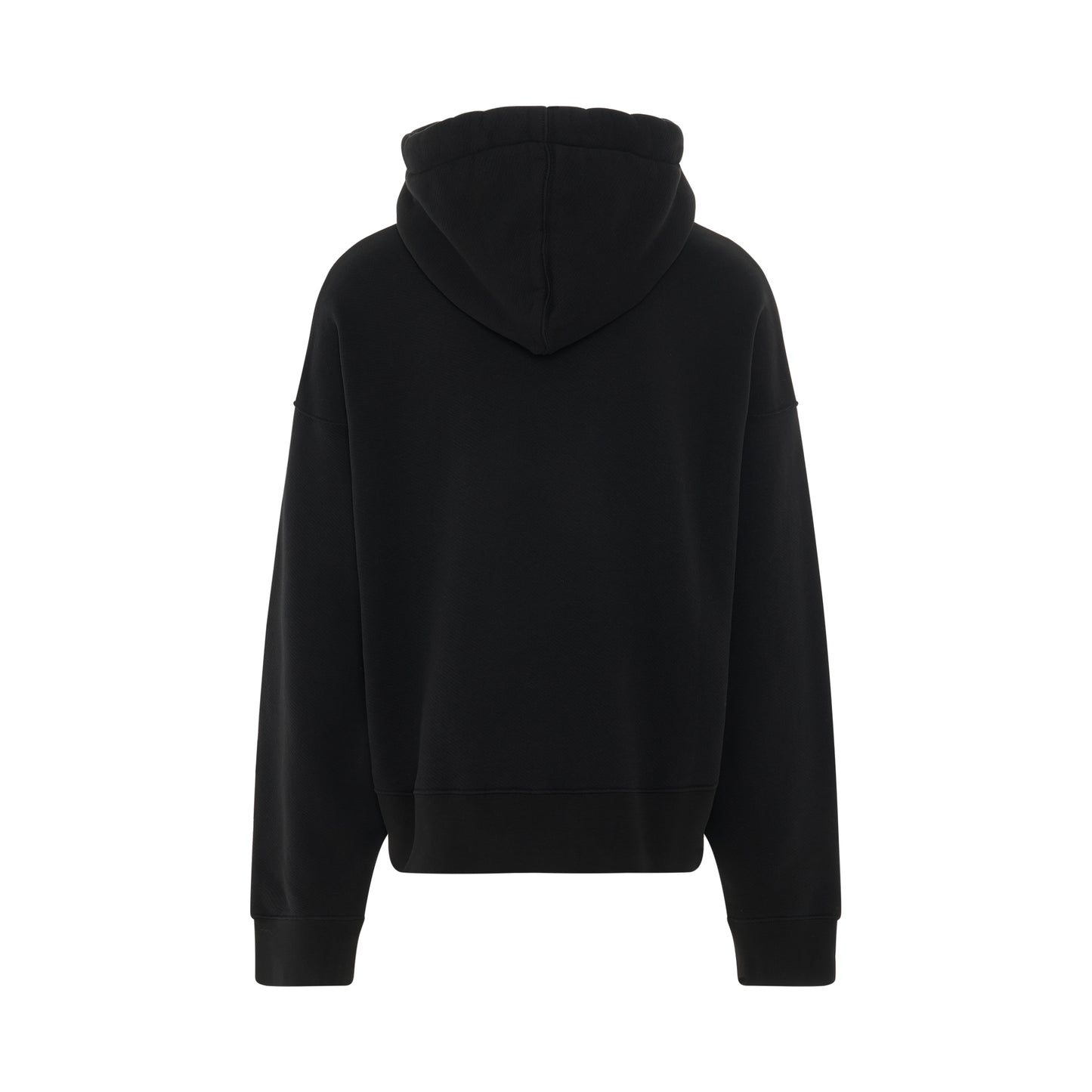 PA Curved Logo Hoodie in Black/White