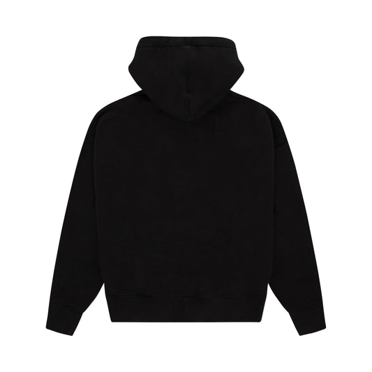 Bear Hoodie in Black/Brown