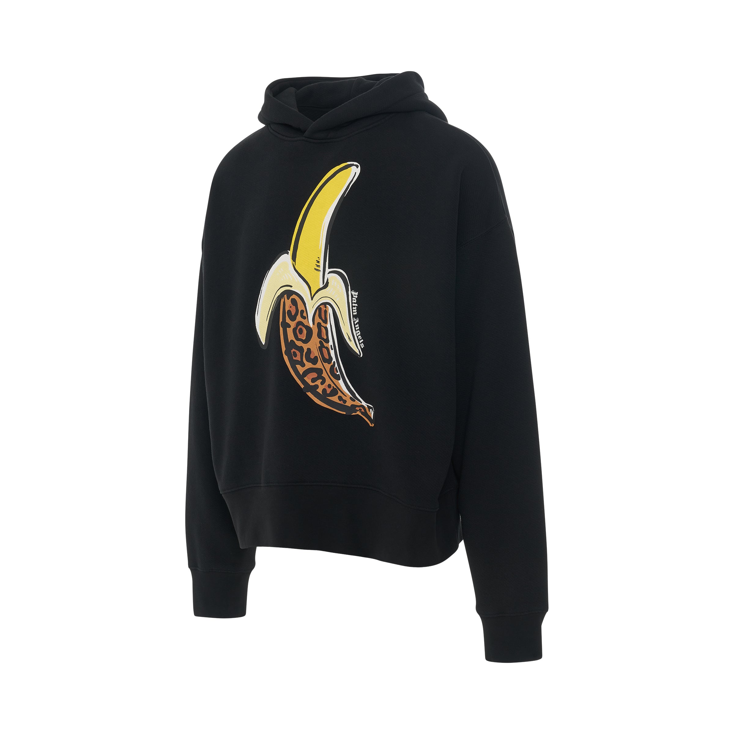 PALM ANGELS Banana Hoodie in Black/Yellow – MARAIS