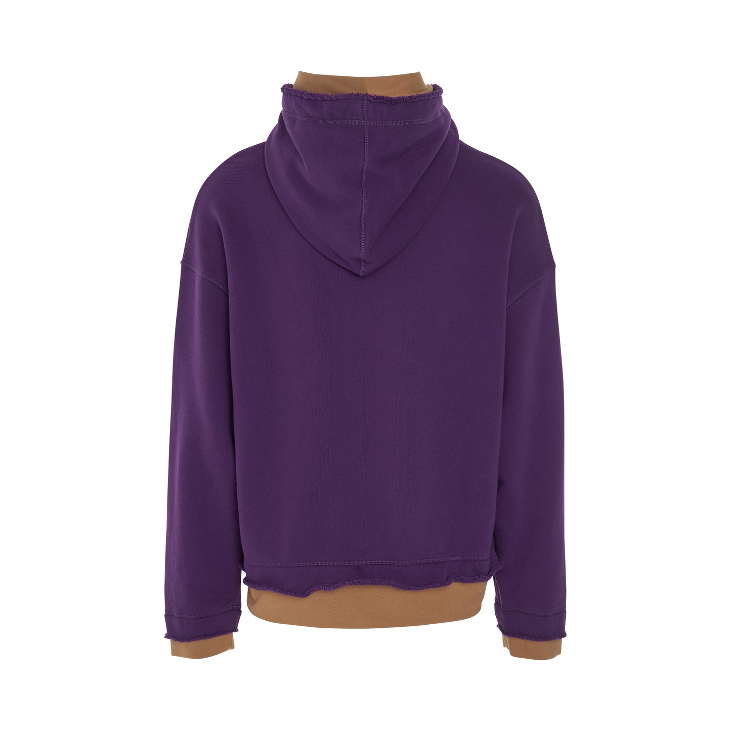 Dl Bandana Print Hoodie in Purple