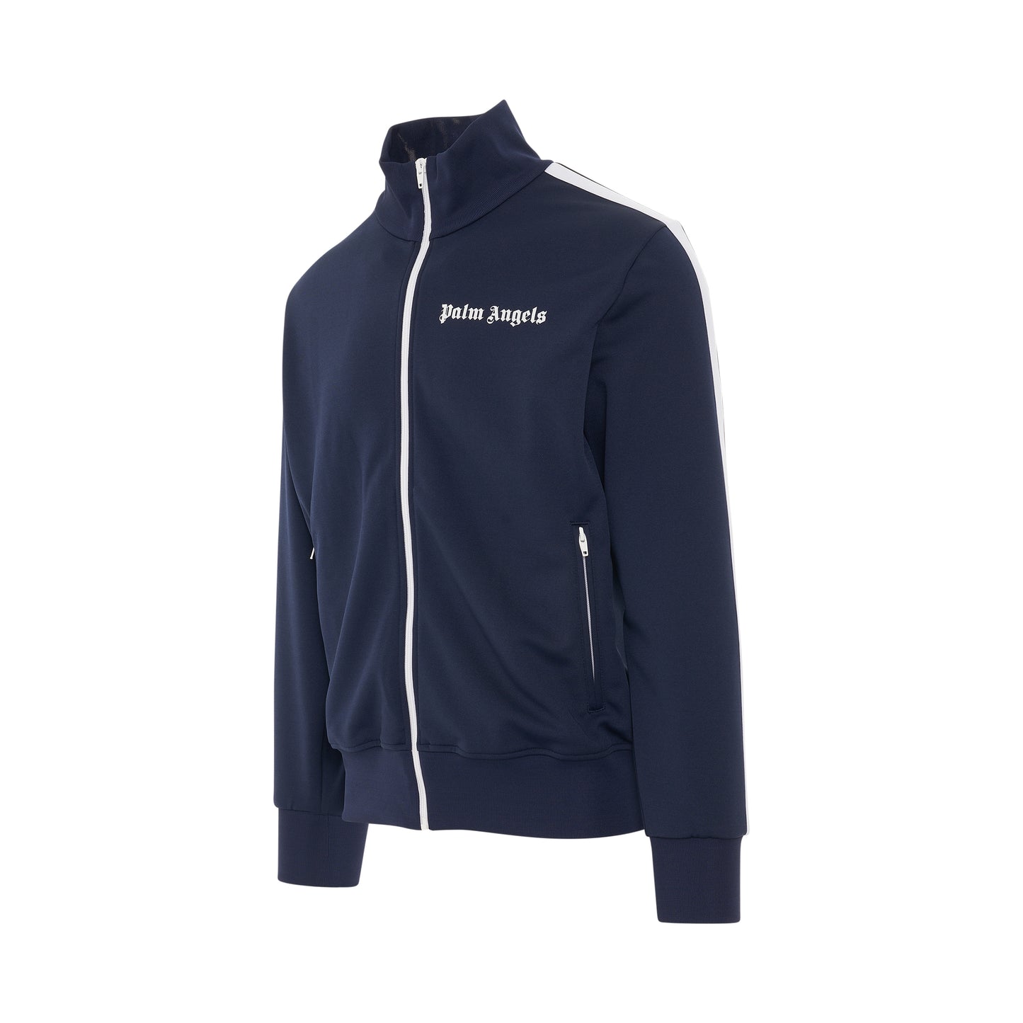 PA Classic Track Jacket in Navy Blue/White