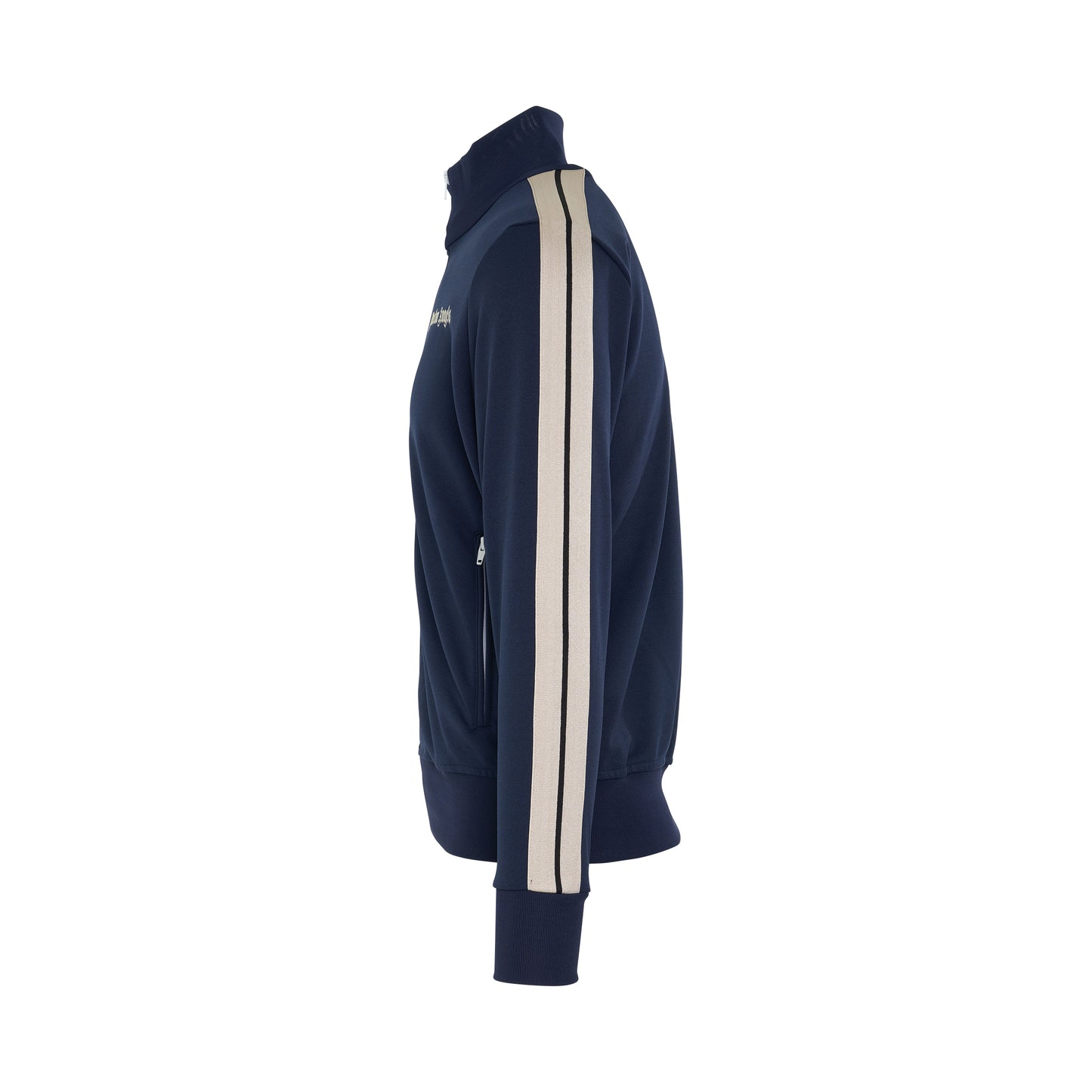 Classic Track Jacket in Navy Blue/White