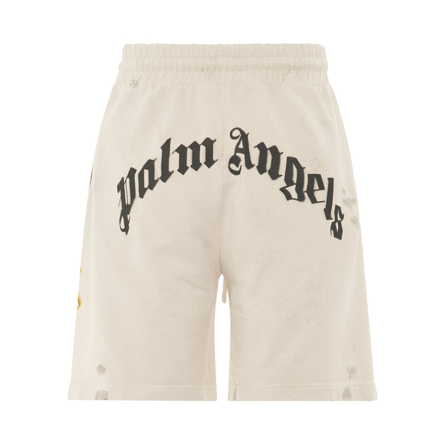 Palm Neon Sweatshorts in Off White/Multicolour