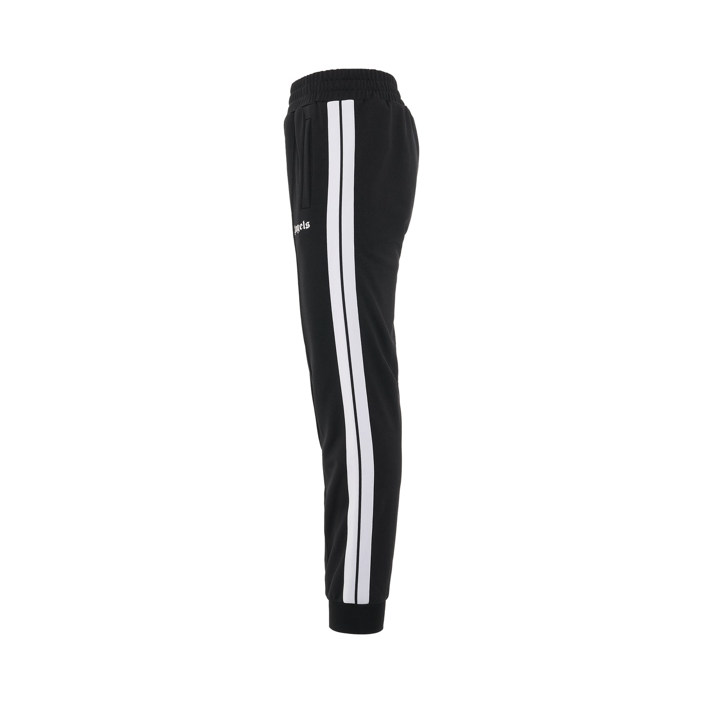 PALM ANGELS Ankle Rib Track Pants in Black/White – MARAIS