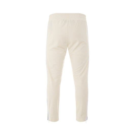 PA Slim Track Pants in Off White/White