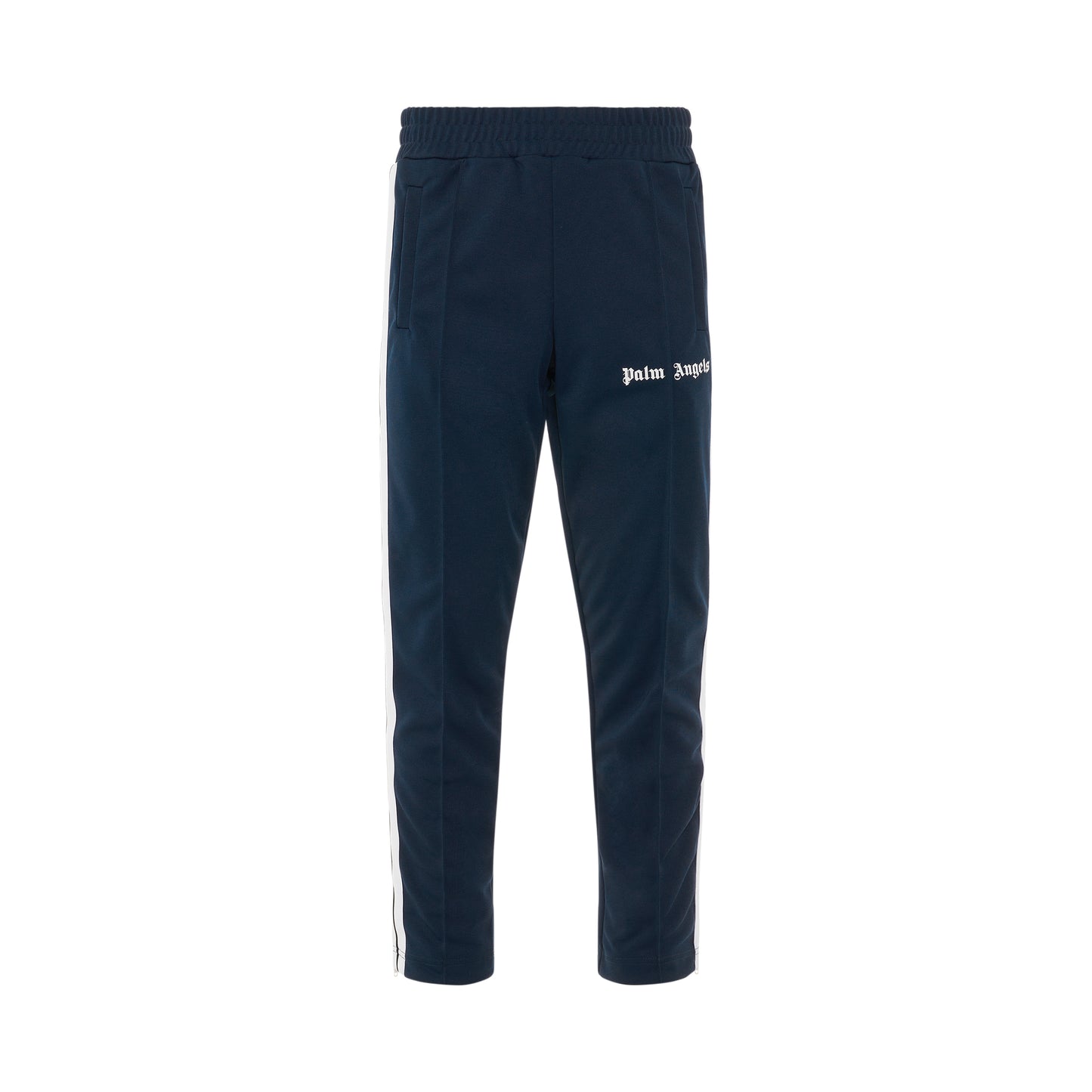 PA Slim Track Pants in Navy Blue/White